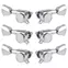 Machines de réglage 3+3 de style Gotoh Keystone, Chrome Machines de réglage 3+3 de style Gotoh Keystone, Chrome