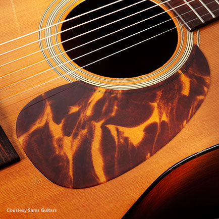 Pickguard acoustique tortoloïde Dreadnought
