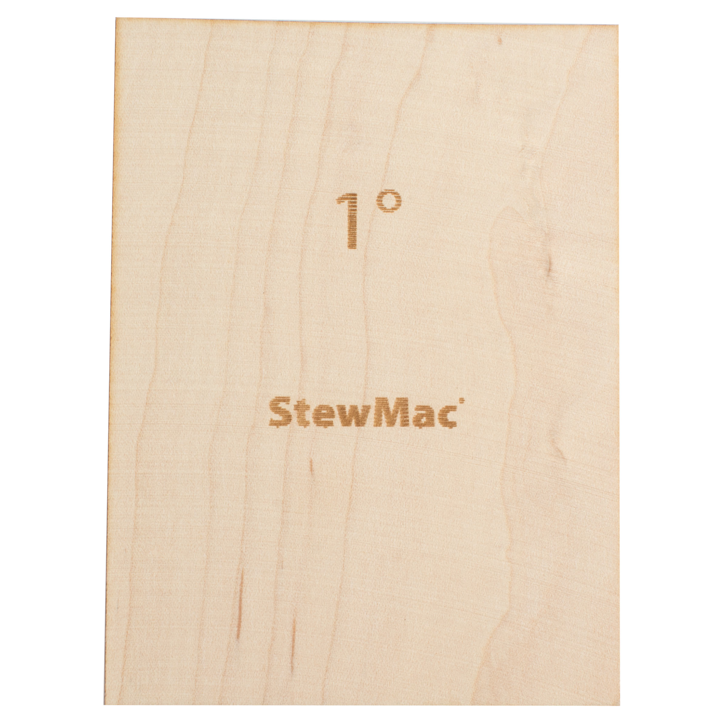StewMac Neck Shims for Bass, Blank, 1 degree