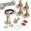 Kit de câblage Premium pour Gibson® ; Les Paul® ; Guitar, potentiomètres CTS à arbre long et Switchcraft doré sélecteur Kit de câblage Premium pour Gibson® ; Les Paul® ; Guitar, potentiomètres CTS à arbre long et Switchcraft doré sélecteur