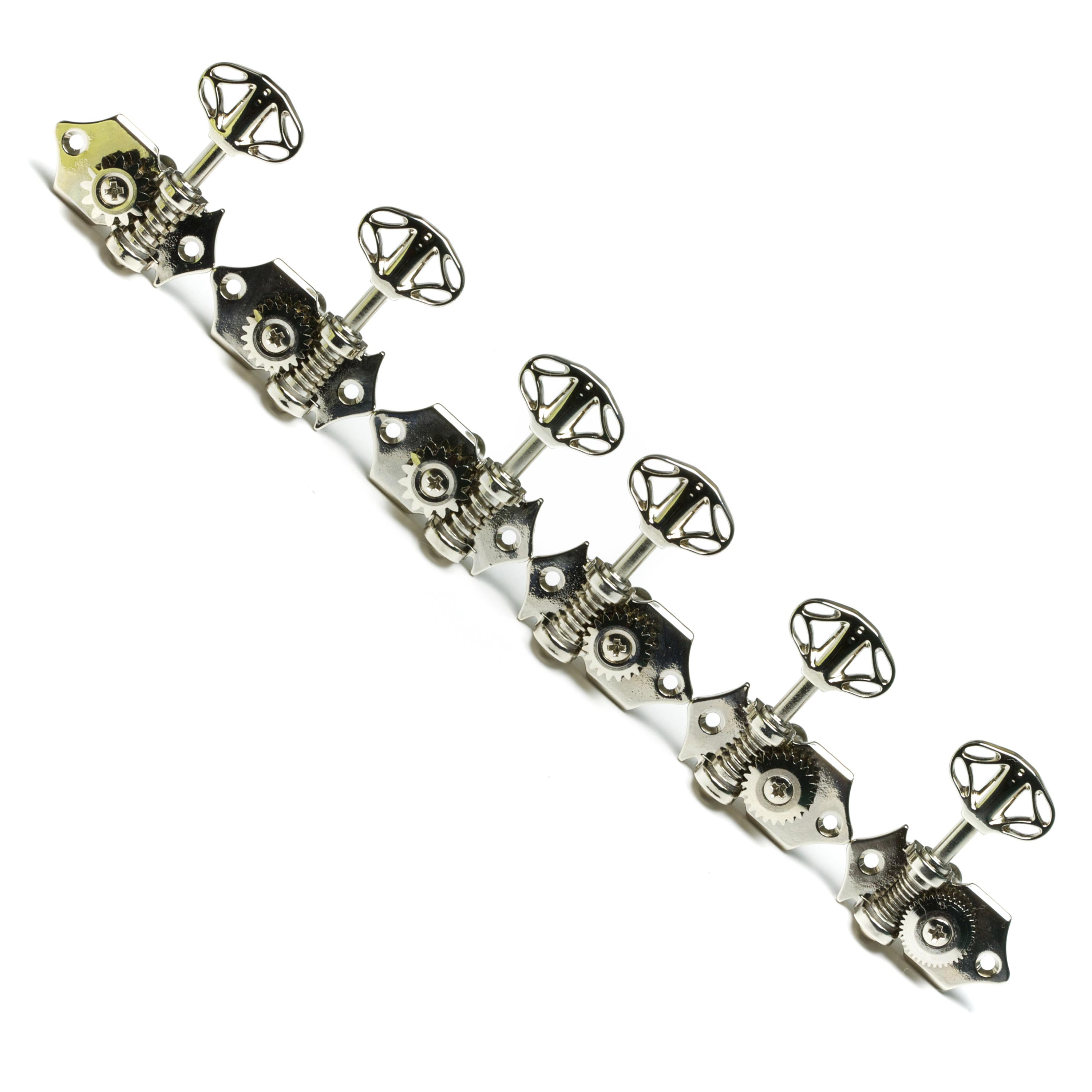 Têtes de machine acoustiques 3+3 Graph Tech Ratio avec boutons squelette