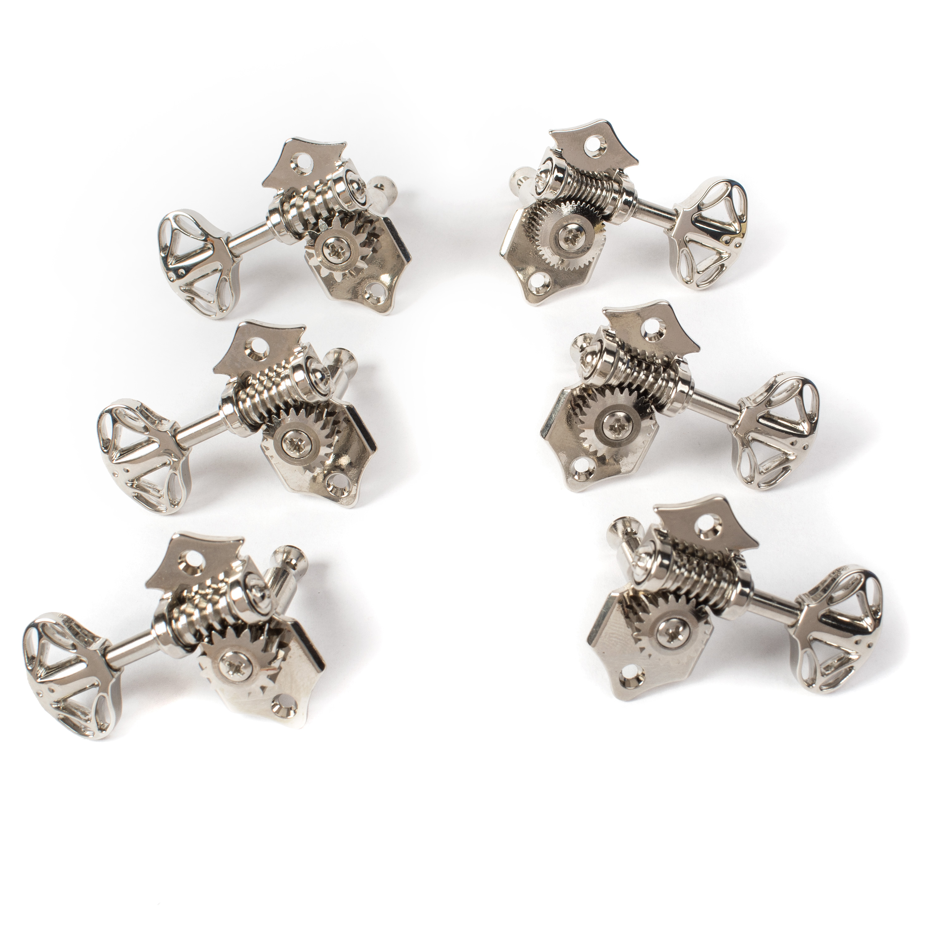 Têtes de machine acoustiques 3+3 Graph Tech Ratio avec boutons squelette