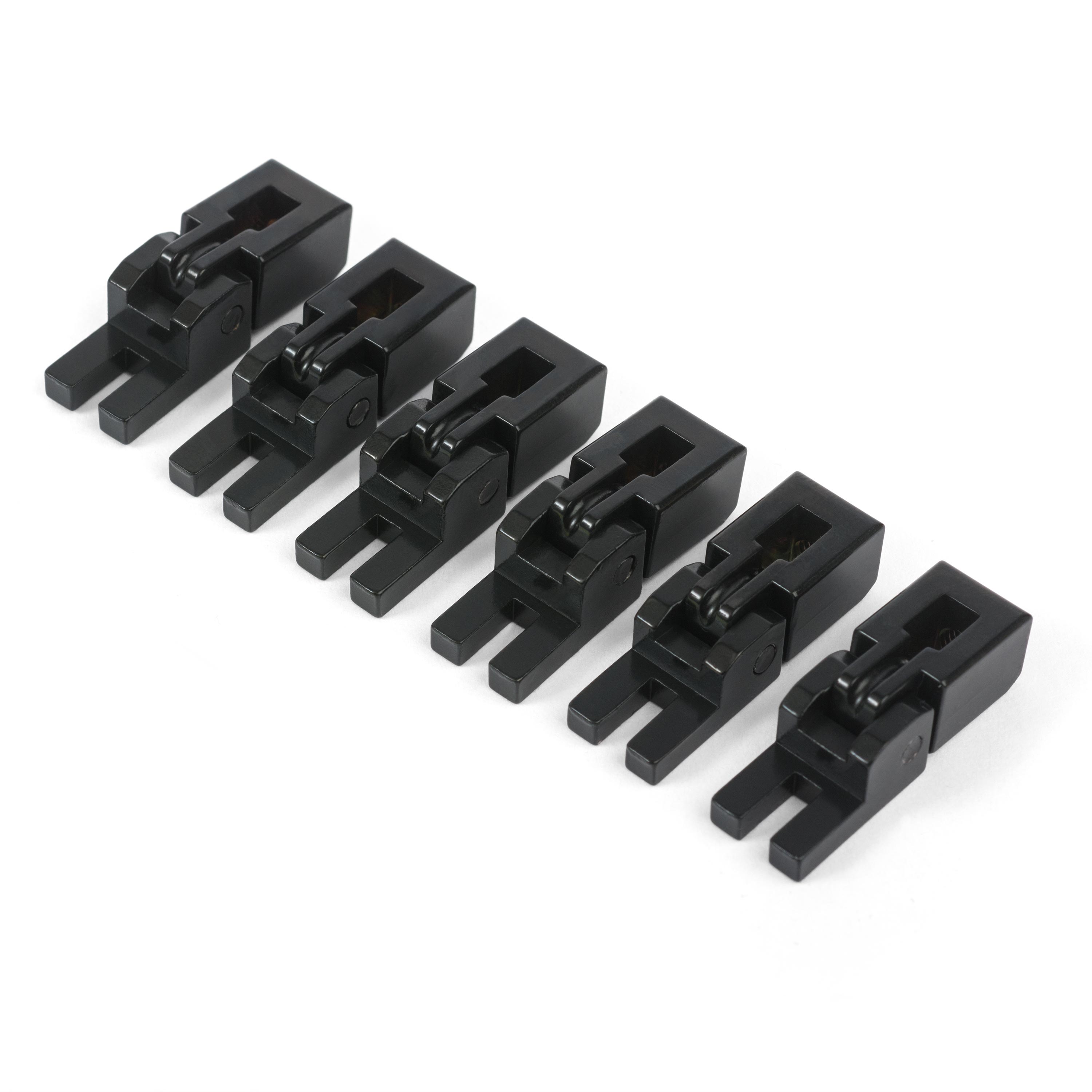 Selles pont Floyd Rose Special Series, Noires, jeu de 6