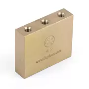 Bloc Tremolo original en laiton gras Floyd Rose, 42 mm - Pour les installations encastrées, le bloc original Floyd Rose