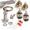 Kit de câblage Premium pour Gibson® ; Les Paul® ; avec Potentiomètres Push-Pullinterrupteur Push, potentiomètres CTS à arbre standard et chrome sélecteur Kit de câblage Premium pour Gibson® ; Les Paul® ; avec Potentiomètres Push-Pullinterrupteur Push, potentiomètres CTS à arbre standard et chrome sélecteur