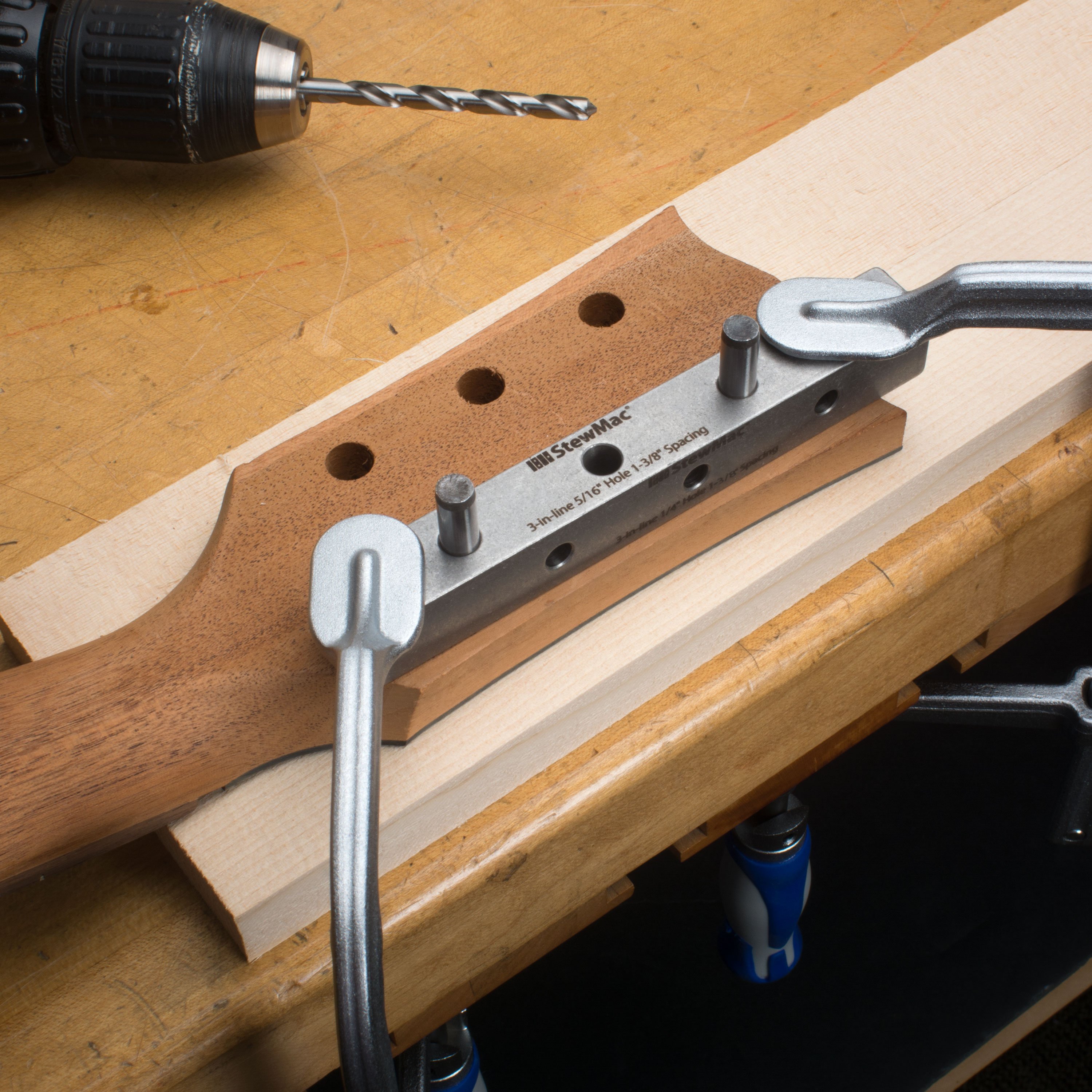Gabarit de perçage Guitar Tuner