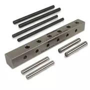 gabarit de perçage pour mécaniques de guitare, 6 en ligne