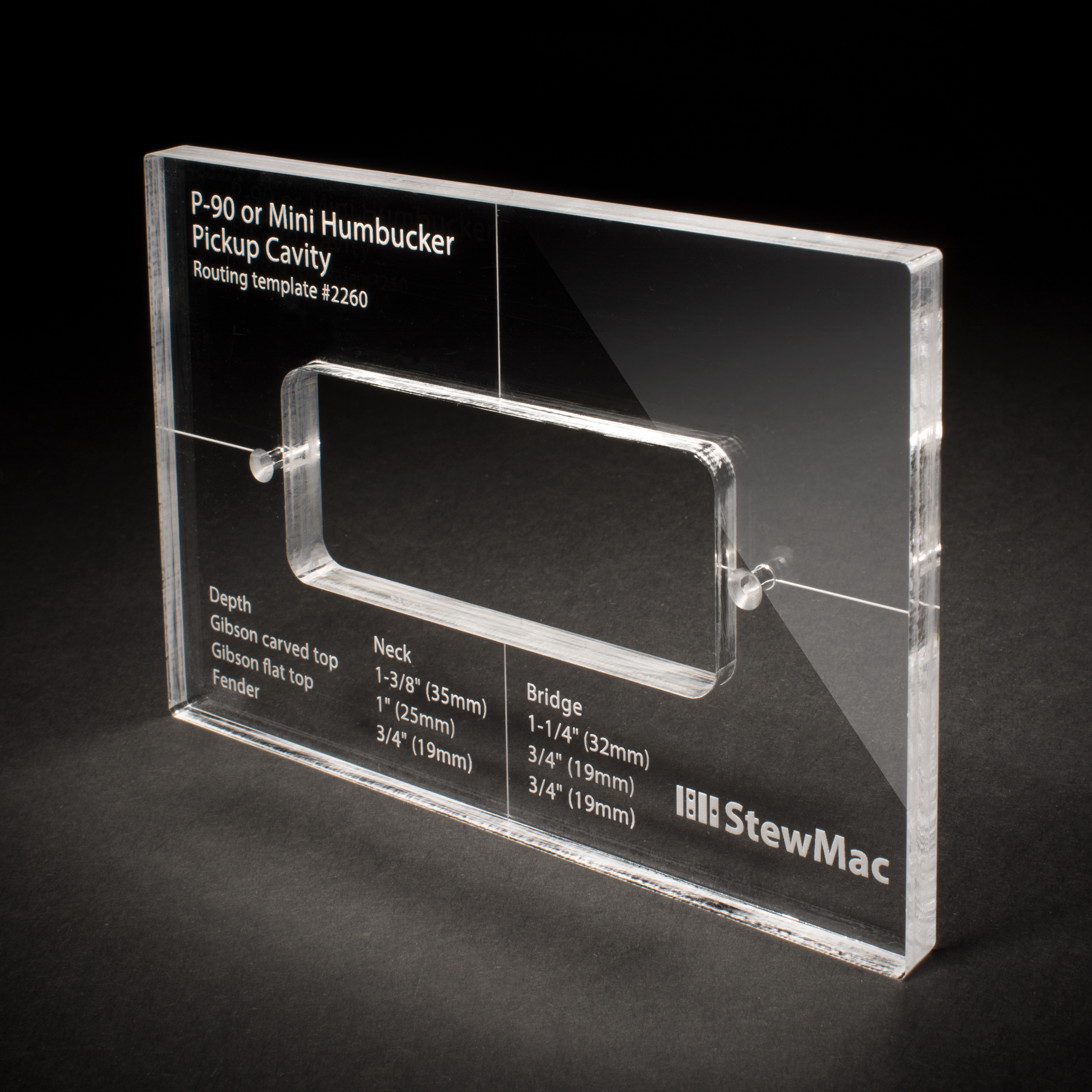 gabarit de profilage de micros pour P-90