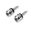 Boutons de sangle Schaller pour S-Locks, Chrome, Lot de 2 Boutons de sangle Schaller pour S-Locks, Chrome, Lot de 2
