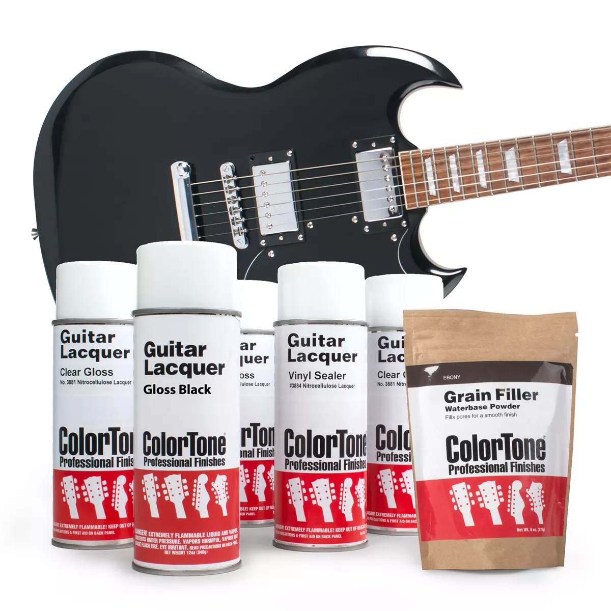 Kit de finition ColorTone en aérosol pour finition Black Gloss Kit de finition ColorTone en aérosol pour finition Black Gloss