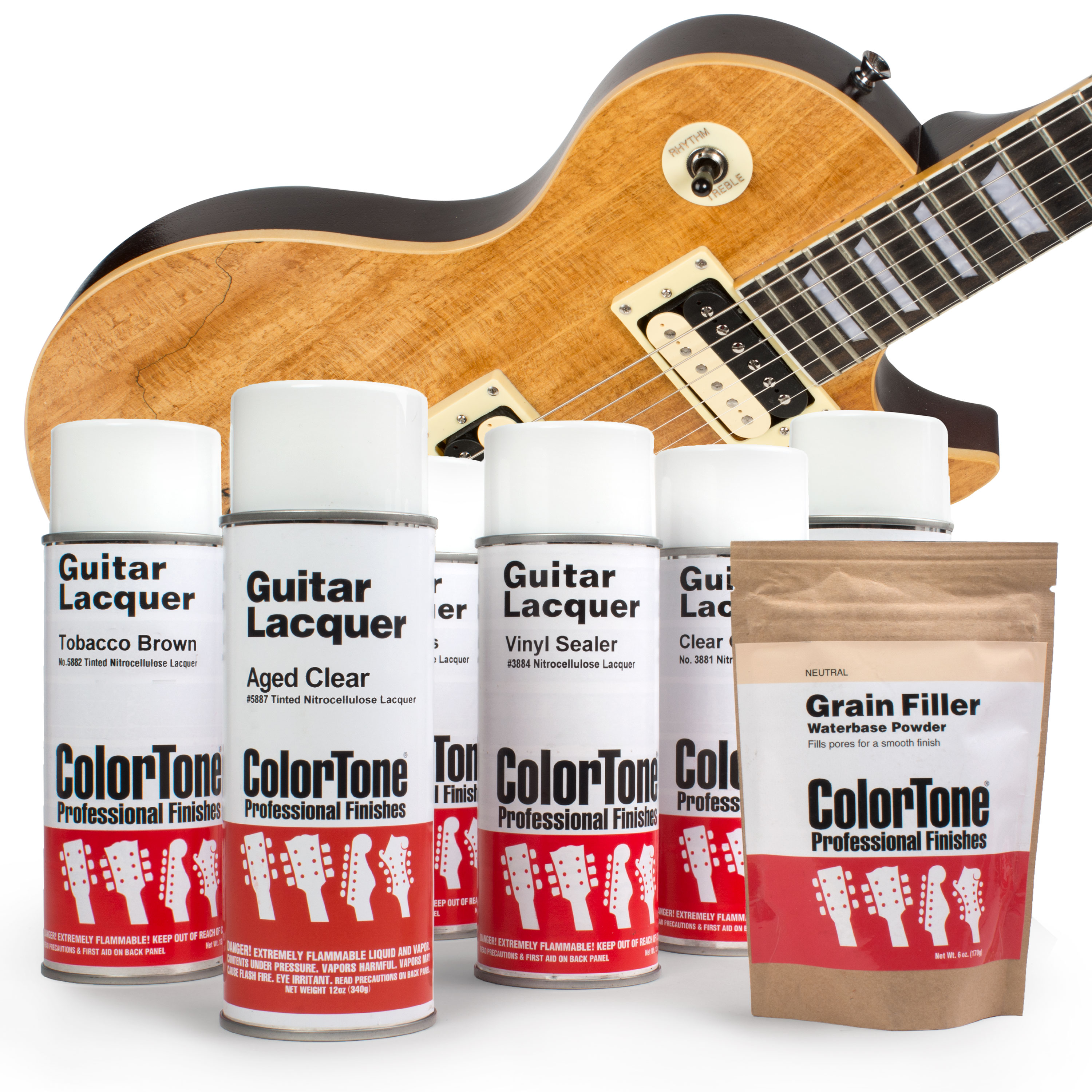 Set de finition aérosol ton sur ton pour dos sombre