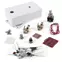 Kit de pédale de bricolage Fuzz StewMac Interval, avec boîtier blanc Kit de pédale de bricolage Fuzz StewMac Interval, avec boîtier blanc