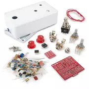 StewMac Swell Drive, pédale en kit, avec boîtier blanc