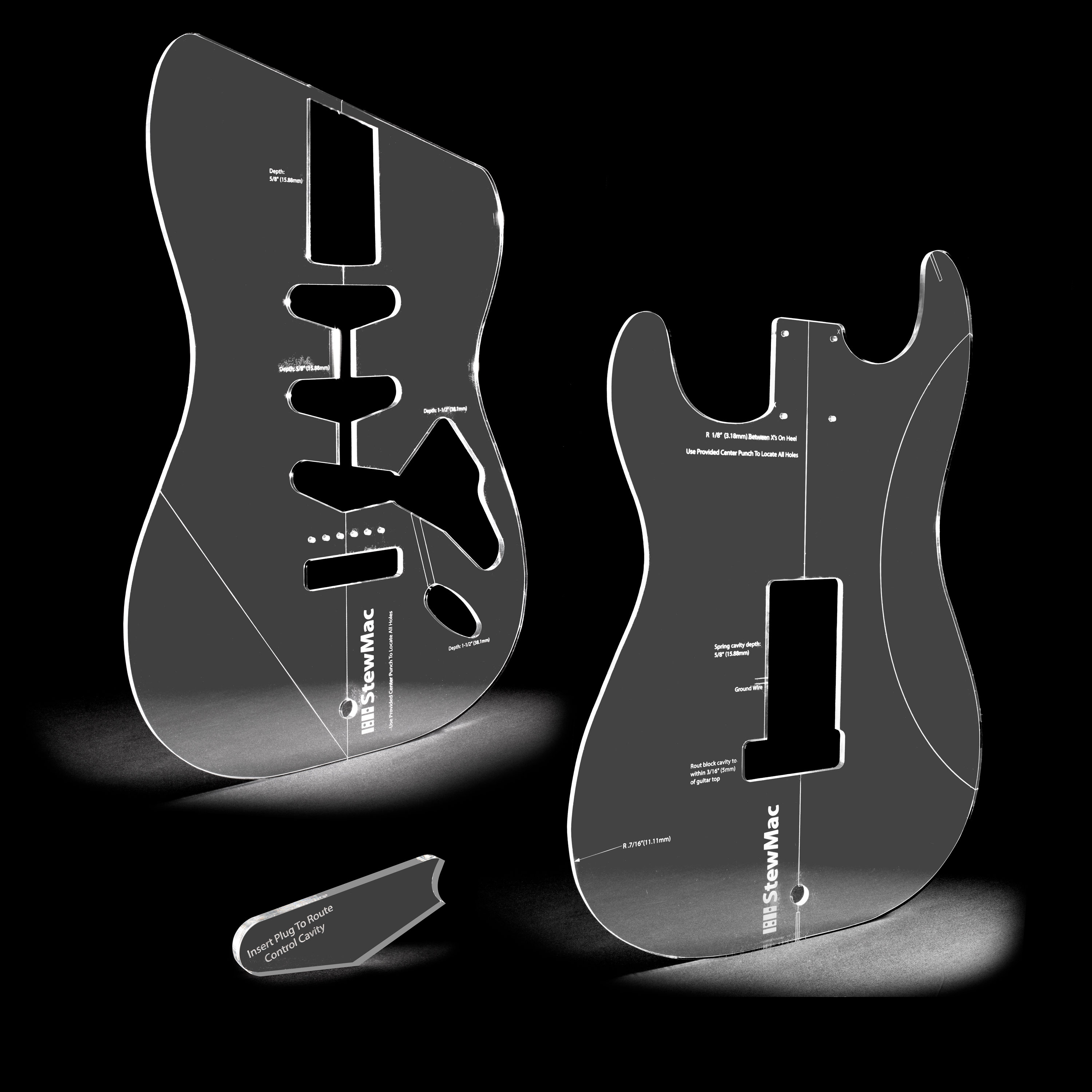 Modèle de routage pour Vintage Strat, Body Set