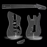 Modèle de défonçage pour Stratocaster vintage