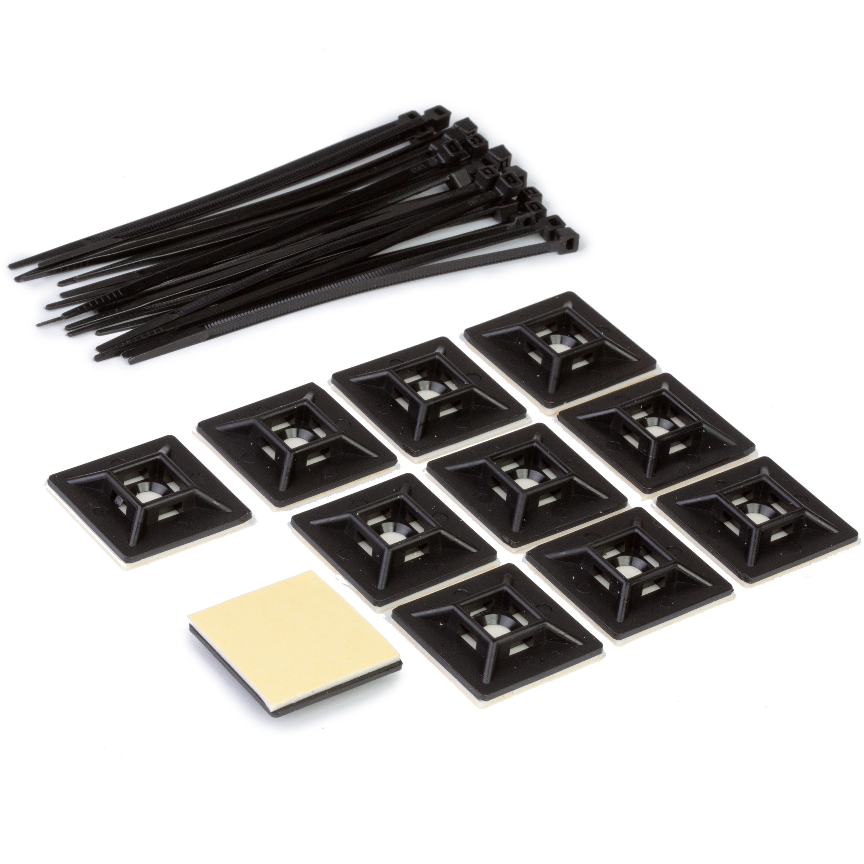 Accessoires pour cartes de pédales personnalisées d'Emerson, Ziptie et pack de montage de câbles