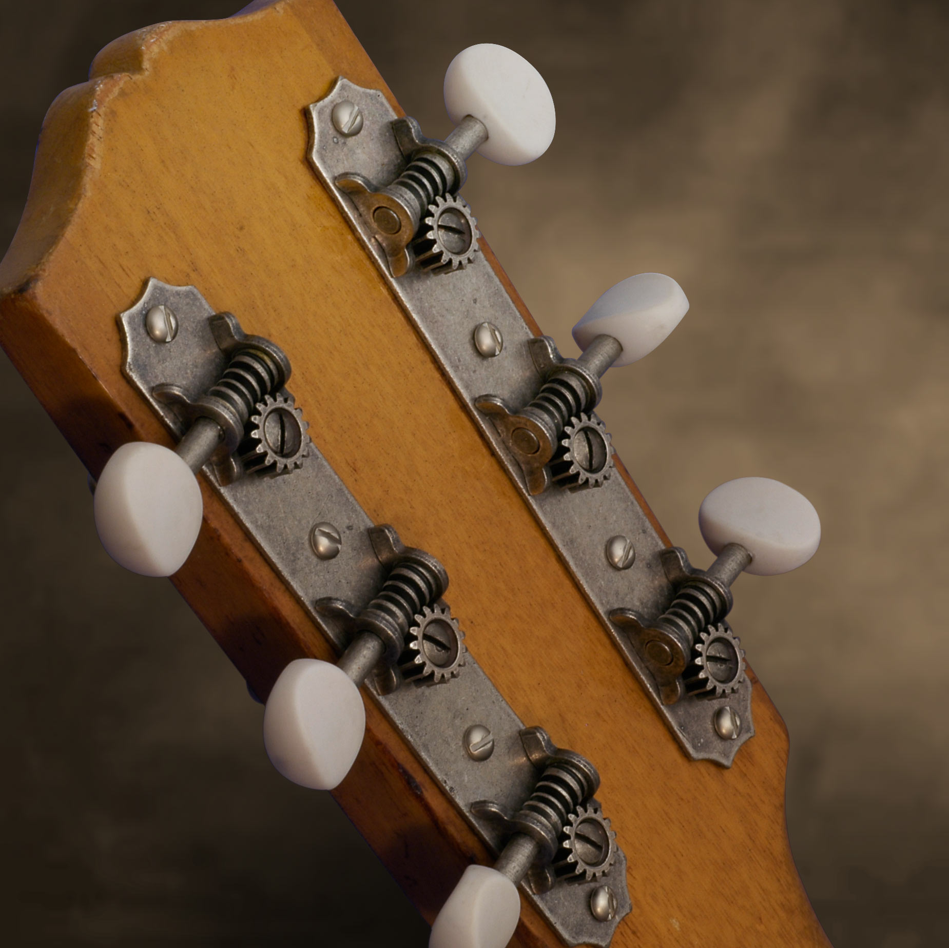 Mécaniques Golden Age de restauration avec extrémité festonnée pour guitare à tête pleine