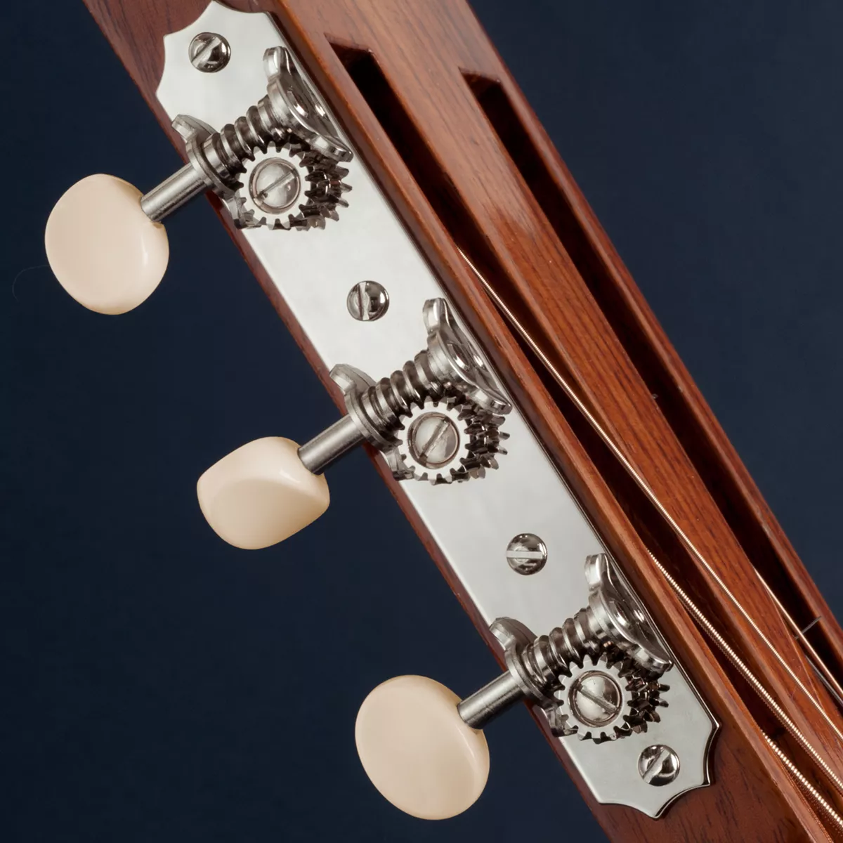 Golden Age Tuners de restauration pour guitare à tête épinglée fendue - Scallop-end Golden Age Tuners de restauration pour guitare à tête épinglée fendue - Scallop-end