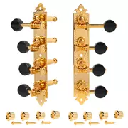 Tuners Mandolin style F âge d’Golden Age, dorés avec boutons noirs