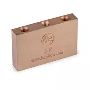 Bloc de maintien trémoolo en tungstène rose Floyd, 32 mm - Pour bridges profondément encastrés et Floyd Rose Pro