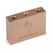 Bloc de maintien en tungstène gras rose Floyd, 37 mm - Pour bridges encastrés