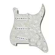 Pickguards pré-câblés Golden Age, Pearloid / blanc / noir / menthe