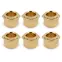 Bague Tuner de conversion 3/8", Hex, dorée, jeu de 6 Bague Tuner de conversion 3/8", Hex, dorée, jeu de 6