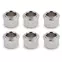 Bague Tuner de conversion 3/8", rond, nickel, jeu de 6 Bague Tuner de conversion 3/8", rond, nickel, jeu de 6