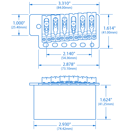 Tremolo vintage Wilkinson/Gotoh VSVG