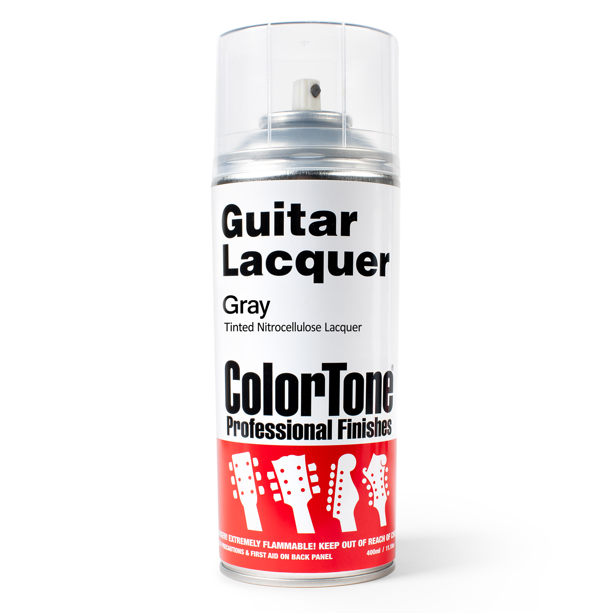 Laque ColorTone en aérosol pour guitares, Gris
