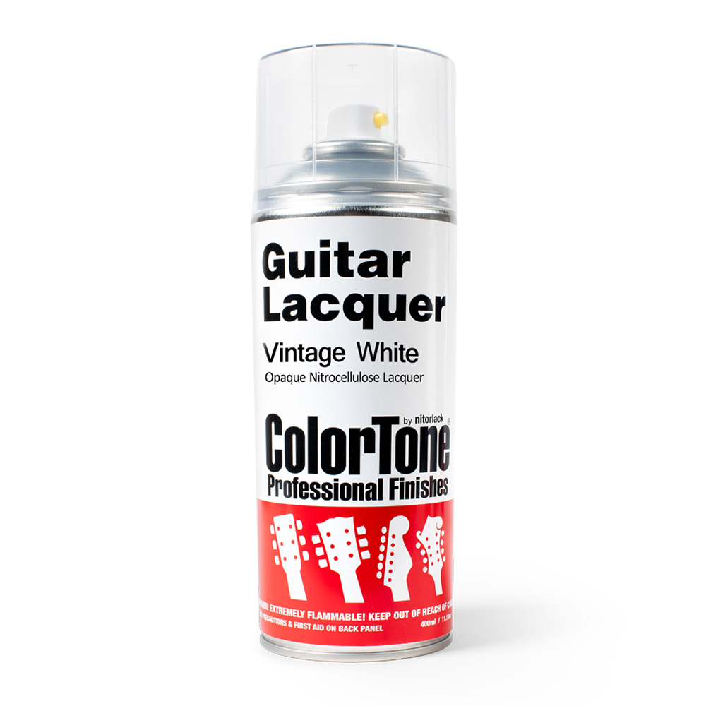 Laque ColorTone en aérosol pour guitares, Vintage White