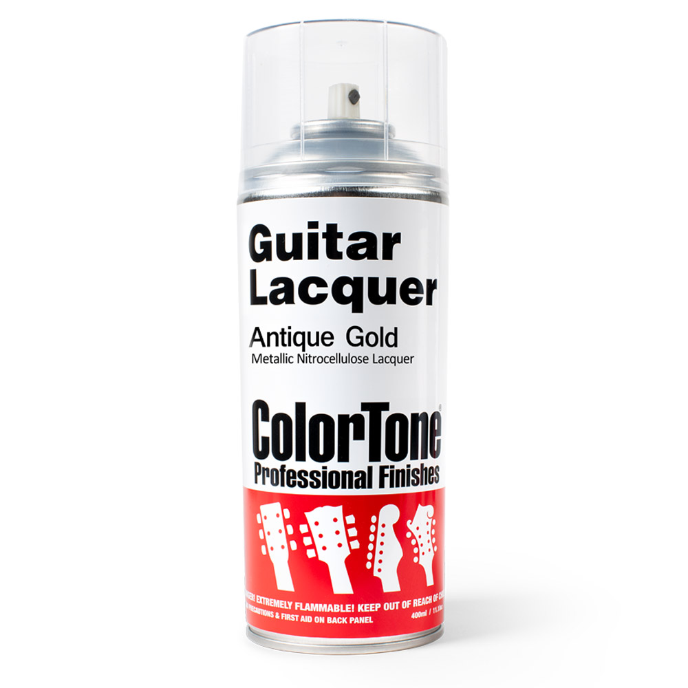 Laque ColorTone en aérosol pour guitares, Antique Gold