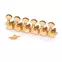 Grover Roto-Grip Locking Rotomatics (505F Series) 6-In-Line Tuners, Gold Grover Roto-Grip Locking Rotomatics (505F Series) 6-In-Line Tuners, Gold