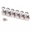 Grover Roto-Grip Locking Rotomatics (505F Series) 6-In-Line Tuners, Nickel Grover Roto-Grip Locking Rotomatics (505F Series) 6-In-Line Tuners, Nickel