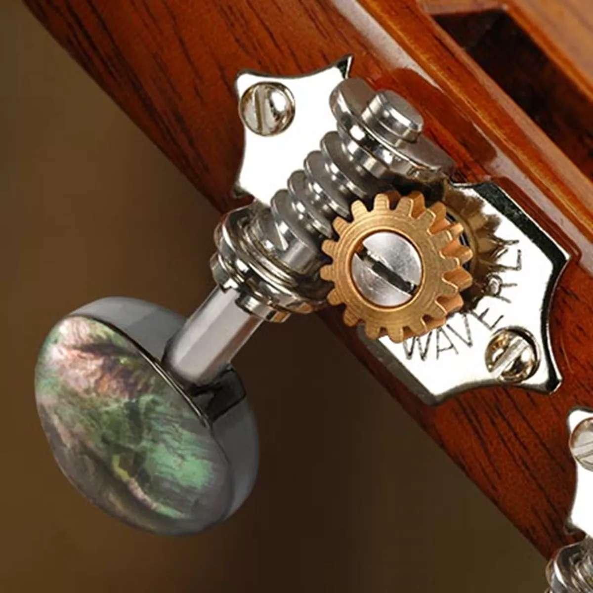 Tuniques à guitare Waverly avec boutons en perle noire pour têtes d’index fendues Tuniques à guitare Waverly avec boutons en perle noire pour têtes d’index fendues