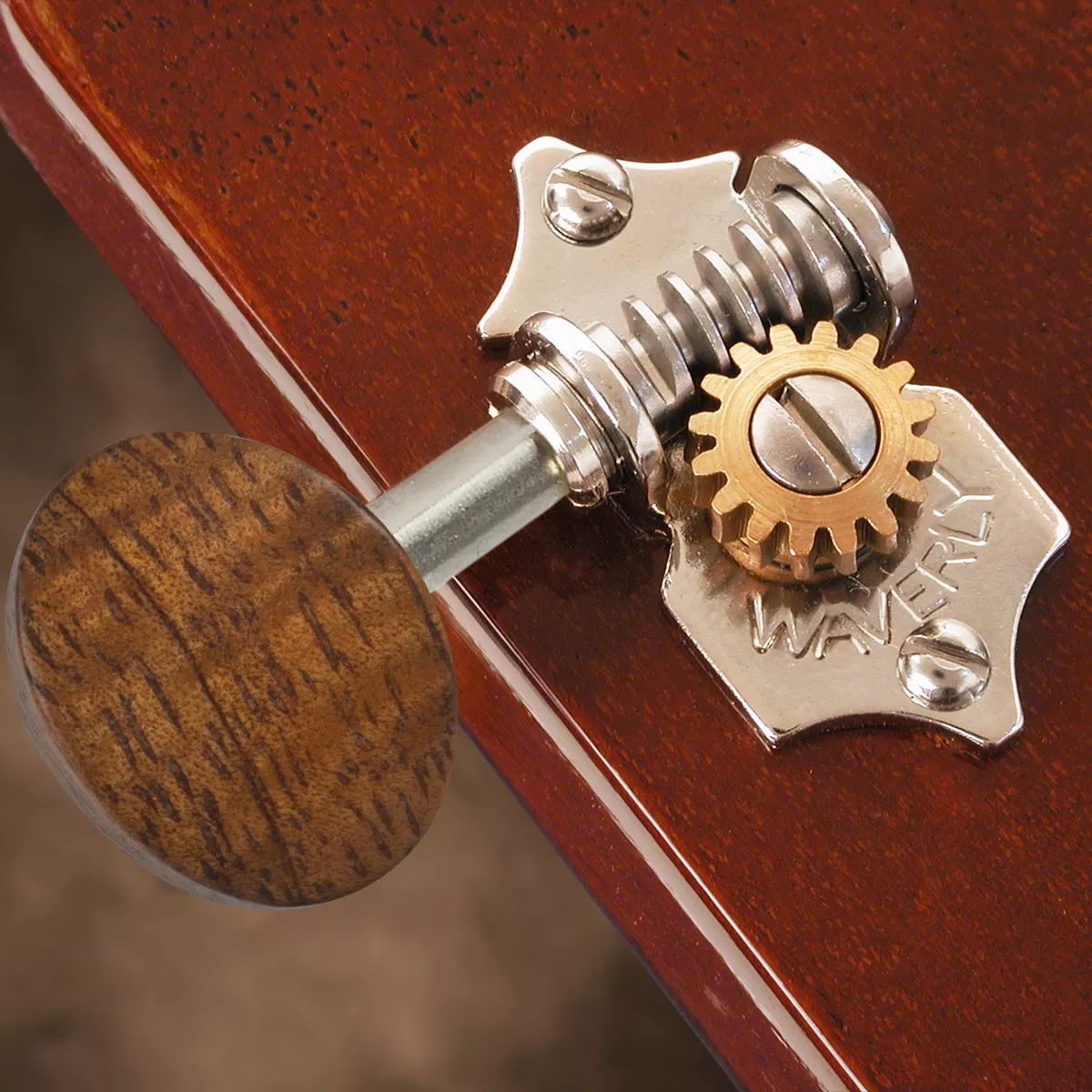 Mécaniques Waverly à tête en Koa pour guitares à tête pleine Mécaniques Waverly à tête en Koa pour guitares à tête pleine