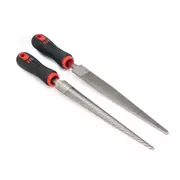 Fichiers de rasoir, jeu de 2 coniques (plats et incurvés)