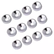 Ferrules de montage de col, Chrome, paquet de 12