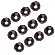 Ferrules de montage de col, Noir, paquet de 12