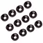 Ferrules de montage de col, Noir, paquet de 12 Ferrules de montage de col, Noir, paquet de 12