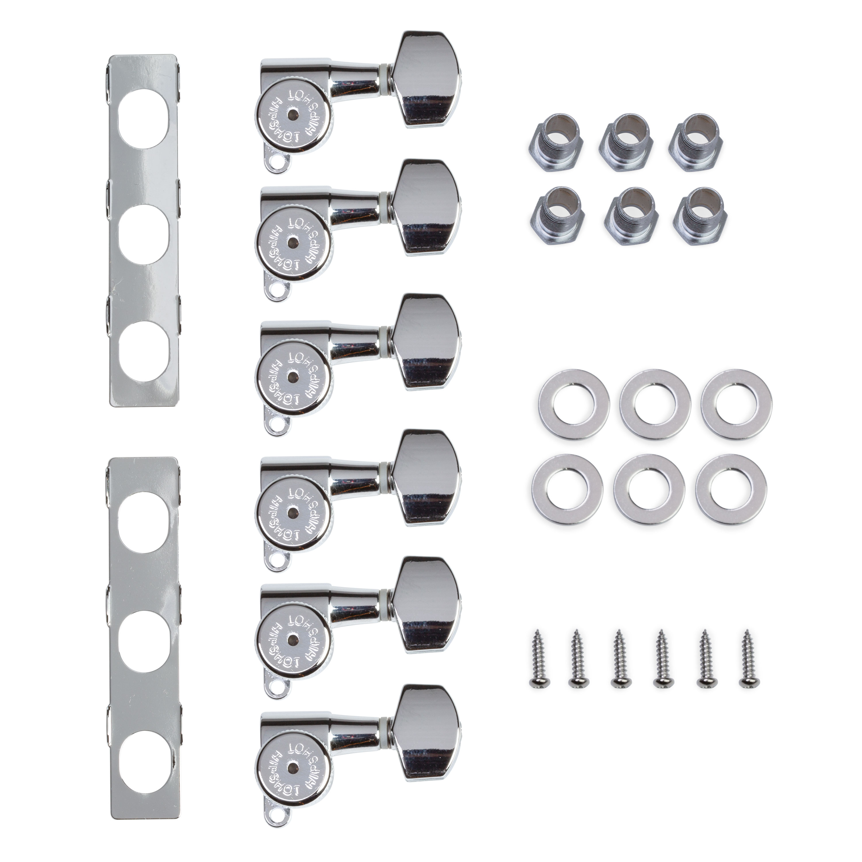 Kit de mise à niveau pour mécaniques de type 6 en ligne à engrenage couvert vintage Grip-Lock Hipshot
