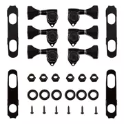 Hipshot Grip-Lock Open Gear 3+3 kit d’amélioration mécaniques, Noir