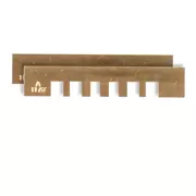 Inserts de presse à échancrure, plats, jeu de 2