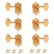 Machines à guitare à tête ajourée Grover 18:1 Sta-Tite, Or, 3L/3R