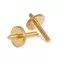 Poteaux/roues de pouces pour pont ABR-1 Tune-o-matic original, or, jeu de 2 Poteaux/roues de pouces pour pont ABR-1 Tune-o-matic original, or, jeu de 2
