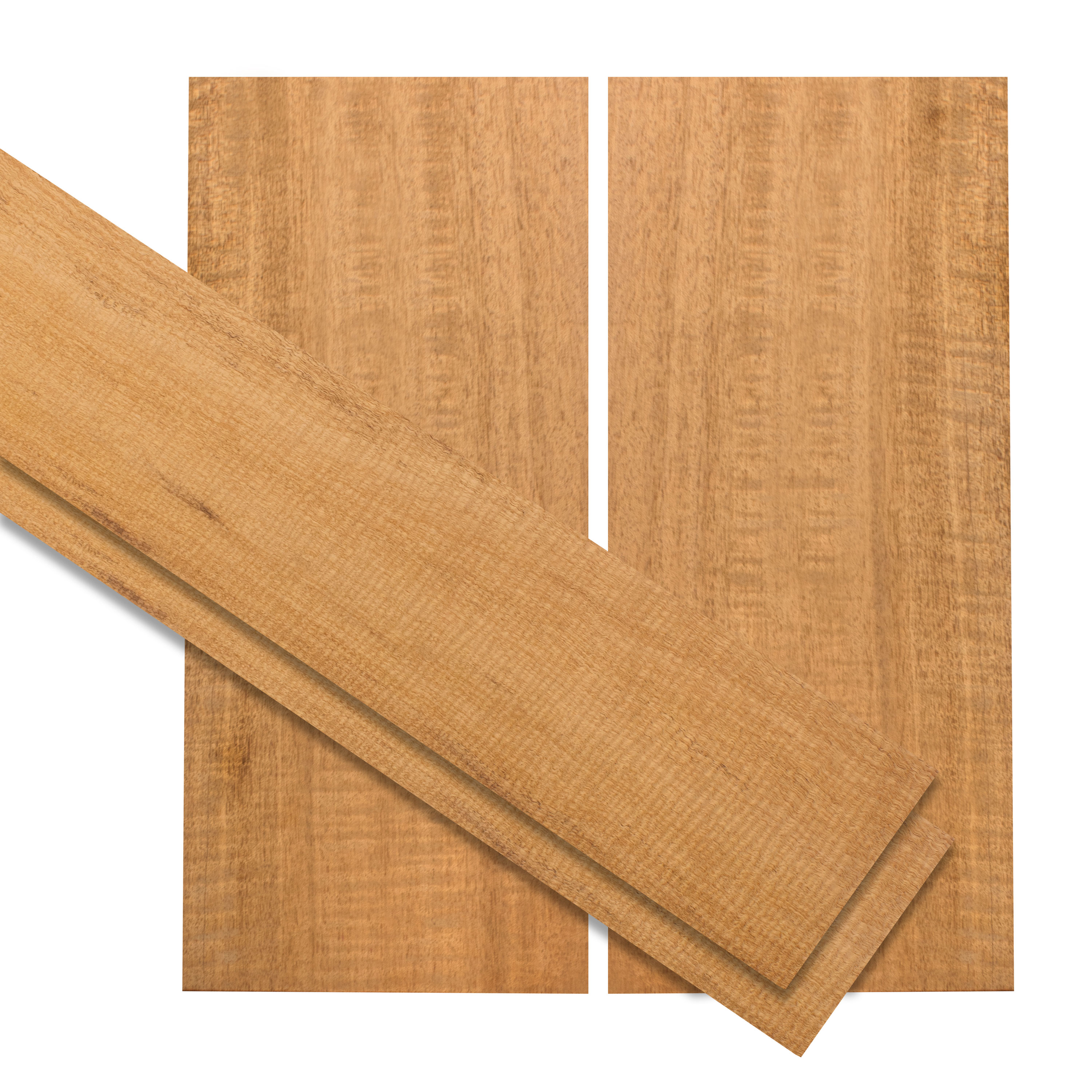 Ensemble dos et paire d’éclisses hondouanes en acajou pour Ukulele Ensemble dos et paire d’éclisses hondouanes en acajou pour Ukulele