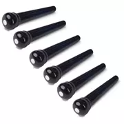 Goupilles Waverly Black Bridge, sans rainures, avec point blanc, jeu de 6