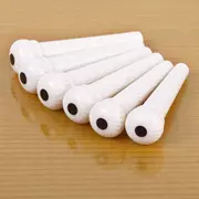 Goupilles bridge Waverly Ivoroid, sans rainures, avec point noir, jeu de 6