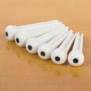 Goupilles de pont Waverly Ivoroid, fendues, avec point noir, jeu de 6