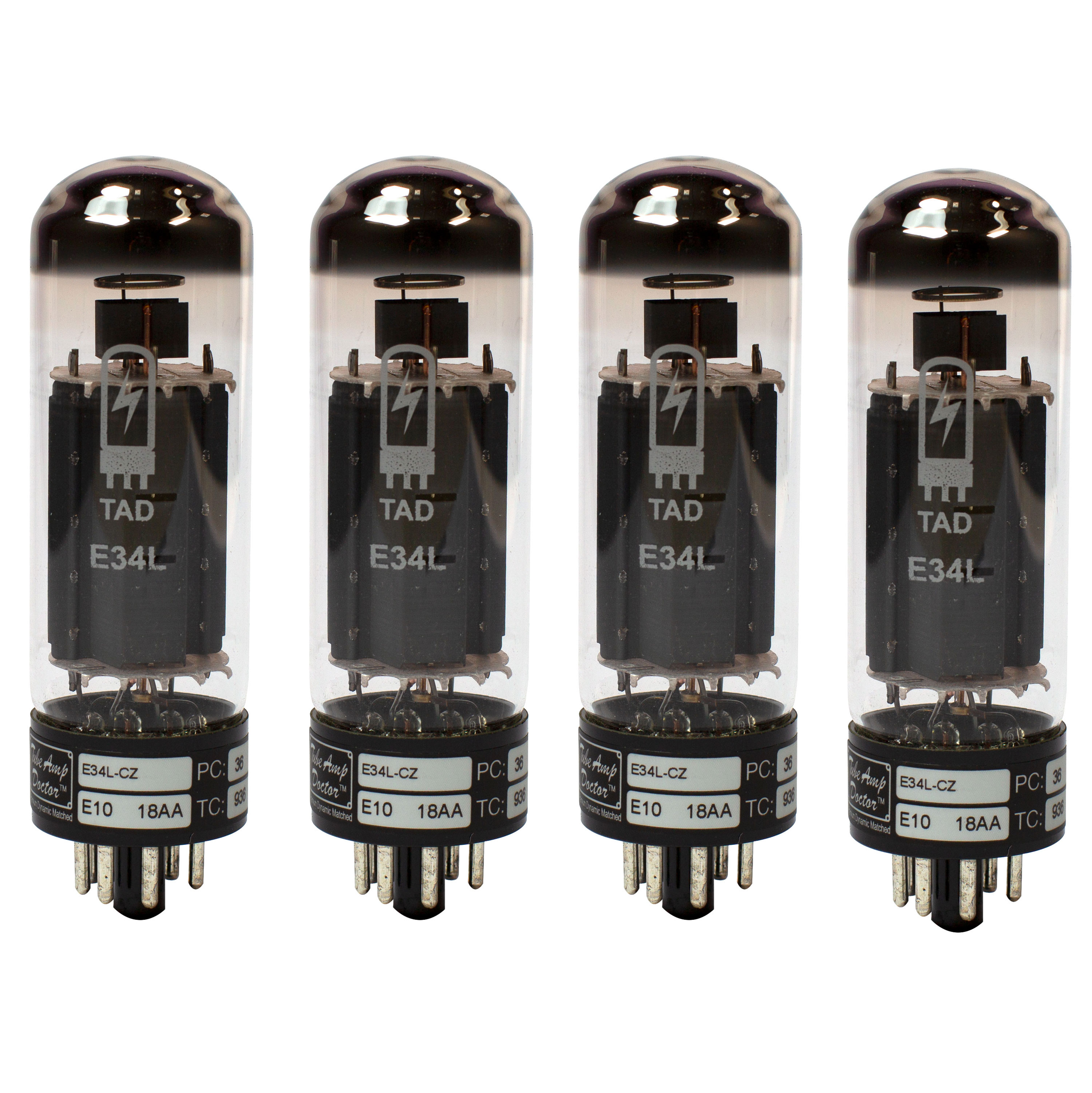 Tube Amp Doctor EL34L-CZ , tube de puissance, quad apparié